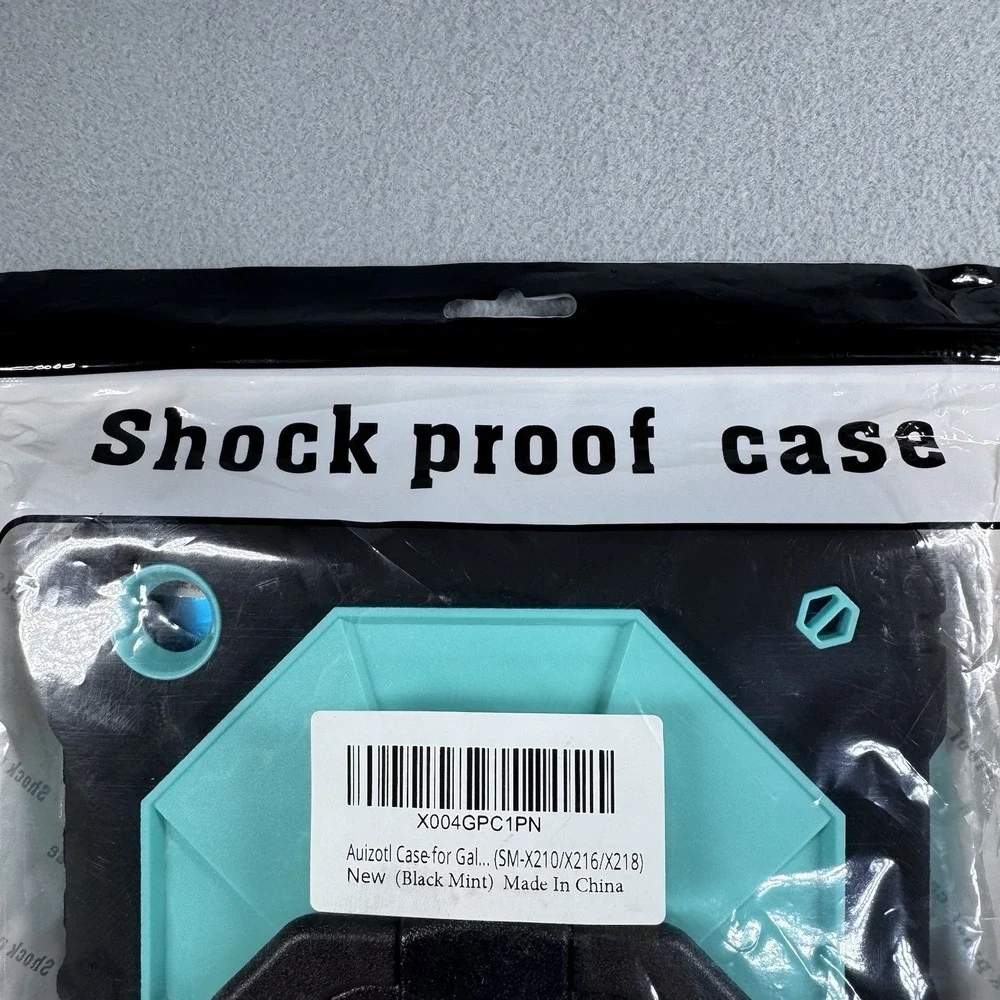Galaxy A9 plus Rugged Shockproof Rotating Tablet Case Mint Green Black Blue